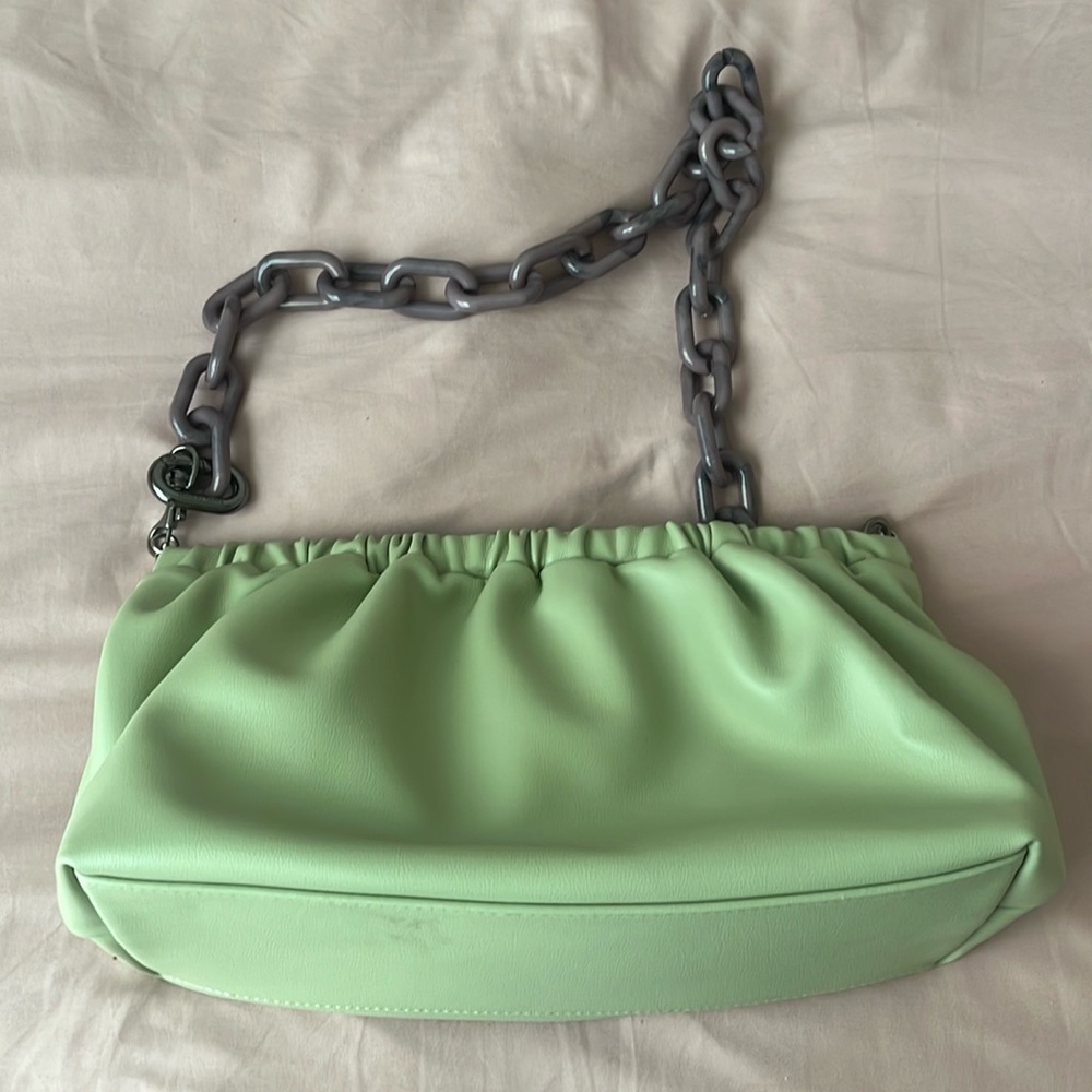 Samo Ondoh Vegan Leather Bag with Purple Strap